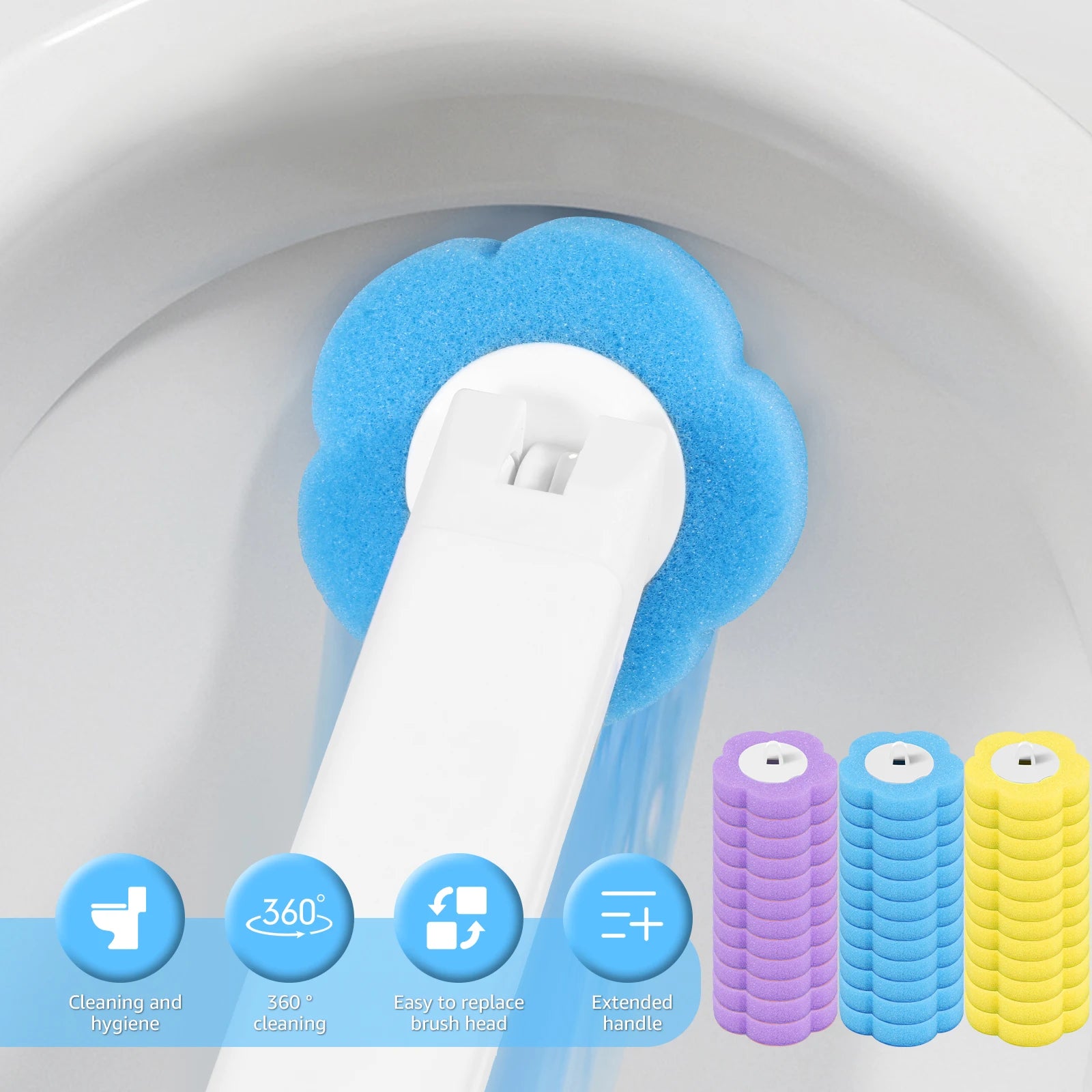 Disposable Soap Head Toilet Cleaner