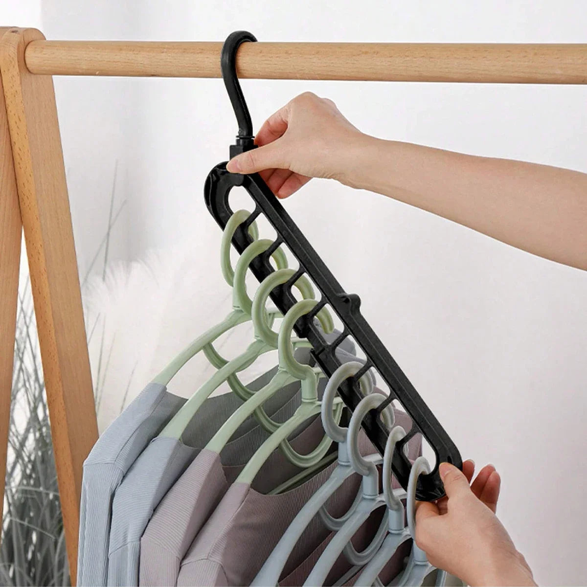 Bundle of 3 - Nine Hole Folding Hanger