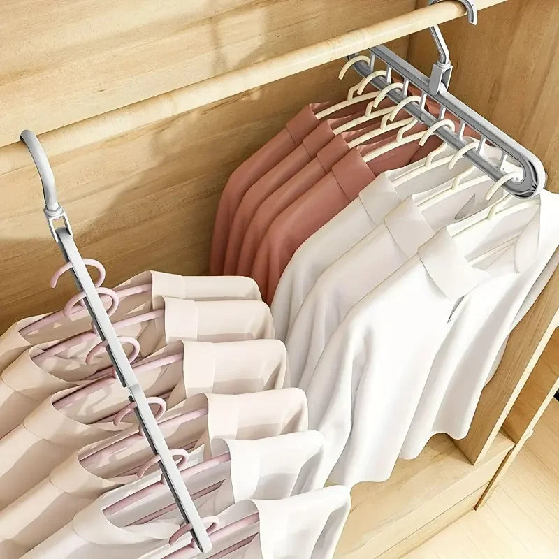Bundle of 5 - Nine Hole Folding Hanger
